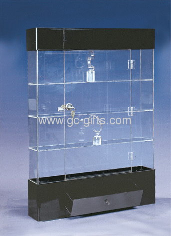 Lockable acrylic display cabinets