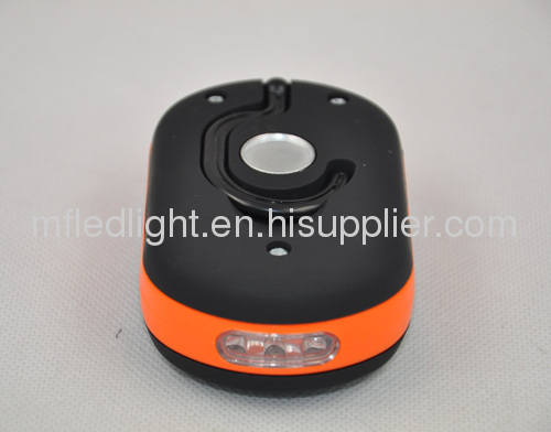 samll portable led battery work light With hidden hook and magnet backside 
