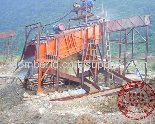 Placer gold chute (mobile)
