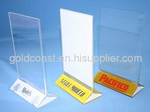 acrylic rotary restaurant menu holders