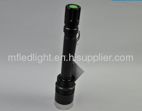 Multifunction powerful zoomable portable Aluminum cree xml t6 led flashlight 