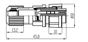 IP67 waterproof wire connector