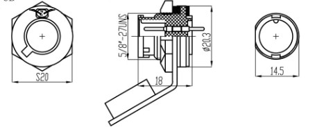 IP67 waterproof wire connector