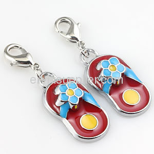 Cute Fashion Thomas Sabo Enamel Slipper Charms For Jewelry Making