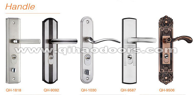 Mother and son steel security exterior door