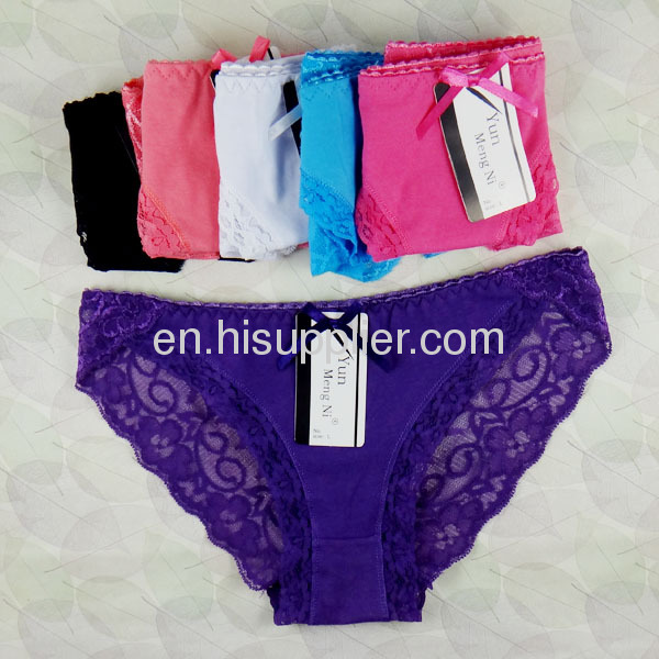 Laced cotton sexy lingerie new style yunjie underwear hot sale underwear 