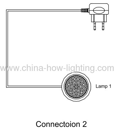 2.5W-3W LED Downlight with 3528SMD for Cabinet Using