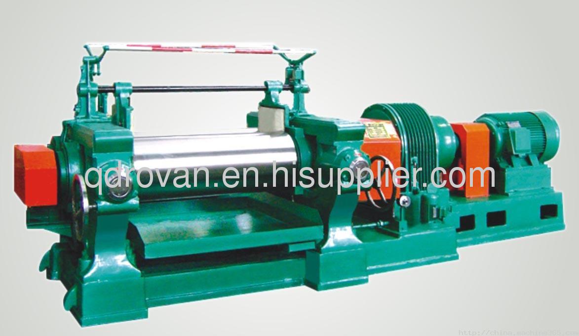 Open rubber mixing mill