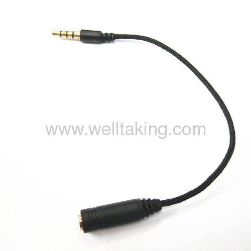 Iphone adapter for mini wireless earpiece loopset