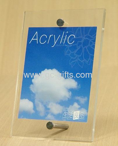 2.17x 3.15acrylic photo frames with magnets