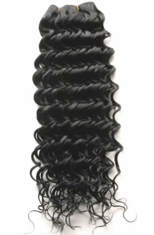 deep wave human hair weave