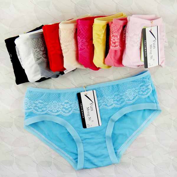 women briefs bamboo fiber underwear girl panty yunjie underwear 