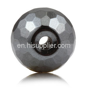 Trendy Fashion Jewelry Making 10mm Faceted Hematite Beads Wholesale