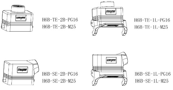 HE series 6poles of cnnector