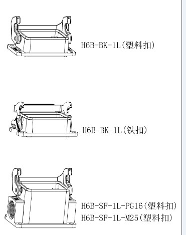 HE series 6poles of cnnector