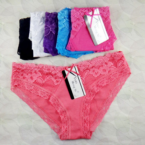 Hot cozy Laced cotton panties hipster lady