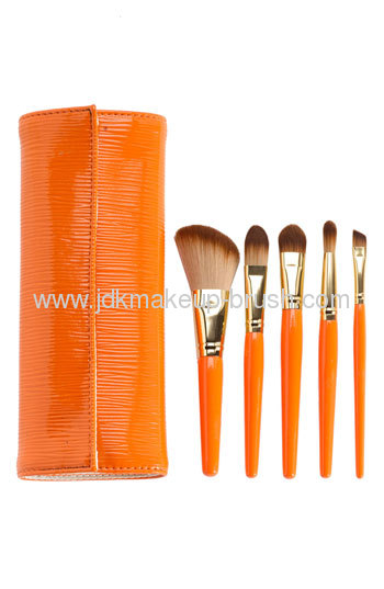 Portable 5PCS Makeup brush set OEM for holidays gift