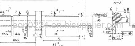 automobile spline Shaft