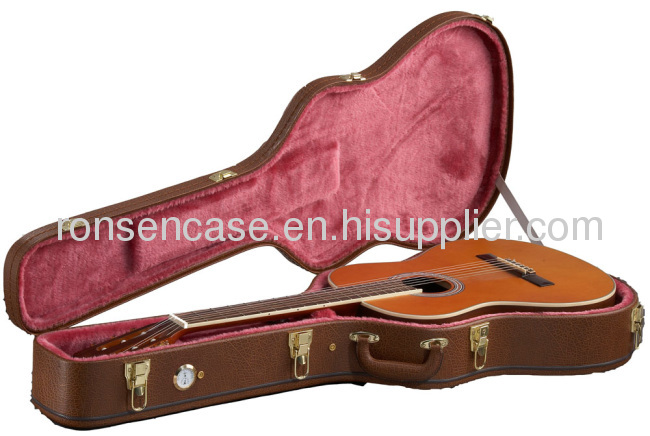 hard musicla instrument case,wooden classic guitar bag