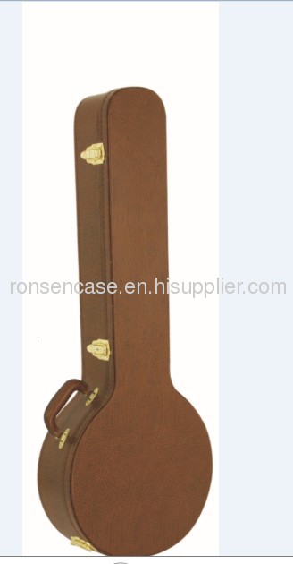 Banjo guitar case,music banjo bag,wooden banjo box