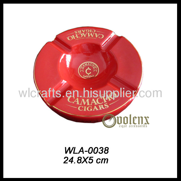 cheap price decorated colored ceramic cigar ashtray