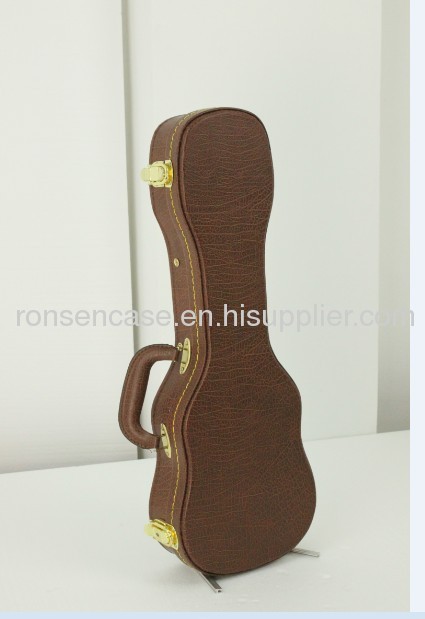 wooden teor case,hard Ukulele box,ukulele durable case