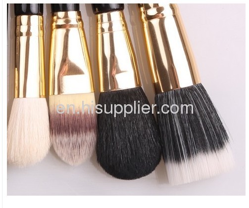 10PCS Wholesale Natural hair cosmetic brush set