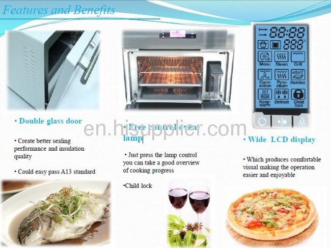 Free standing steam oven with grill -SK19NUSE28T-R02A