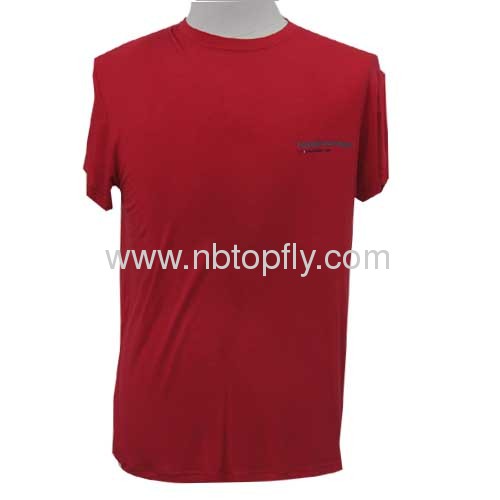 red round neckclassic design mens short t shirt