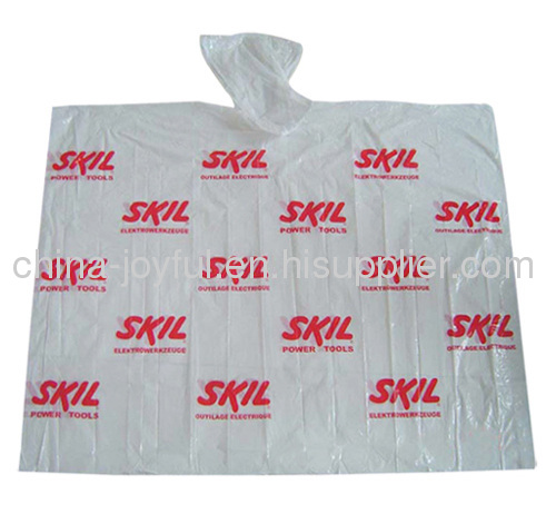 Lightweight Disposable Plastic Poncho