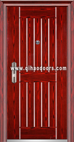 Security Residential Single Steel Fire Doors From China