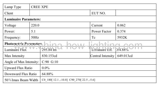 4W LED Garden Lamp IP65 Plu-in with Cree XP Chips