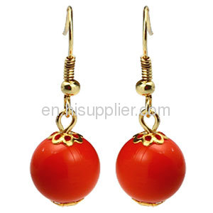 Wholesale Nickel Free European Plastic Bead Earrings For Women Drop