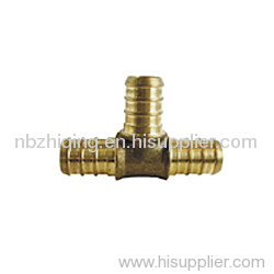 brass pex Tee fitting 