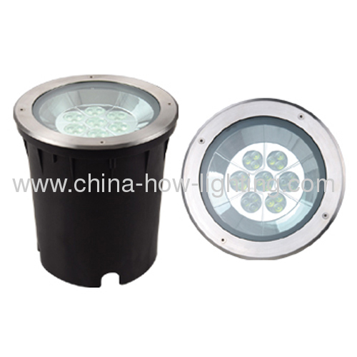 8.6W-38.4W Aluminium LED In-ground Lamp IP67 with Epistar or Cree XP Chips