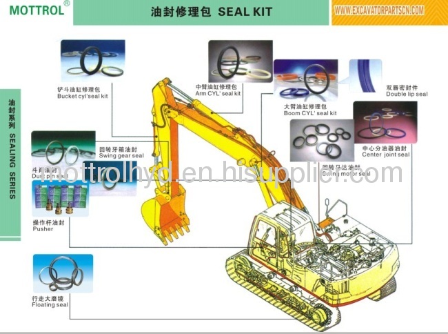 SK250-8 Swing Motor Seal Kit