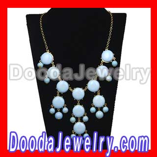 2013 New Fashion Dark Sky Blue J Crew mini Bib Bubble Necklace Wholesale