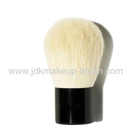 Natural Dye-Free White Goat Dome Baby Kabuki Buffing Brush 