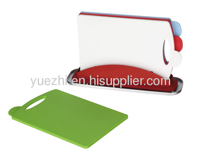 4pcs index chopping board with water pan 