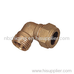 15mm-35mm C x Male End Brass Compression Elbow