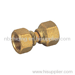 3/8FL brass coupling