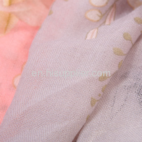 Romantic Textile Tassels Printing Pashmina Wool Scarves Wholeslae