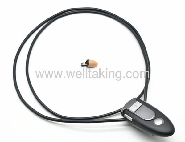 Bluetooth transmitter neckloop with spy earpiece