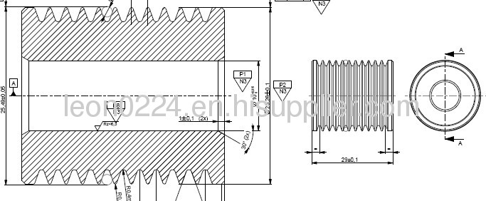 motor V-belt Pulley