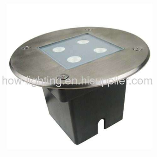 4W LED In-ground Lamp IP67 with 4pcs Cree XP Chip