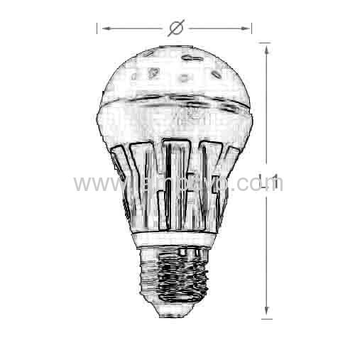 E27 9W Led bulb lighting