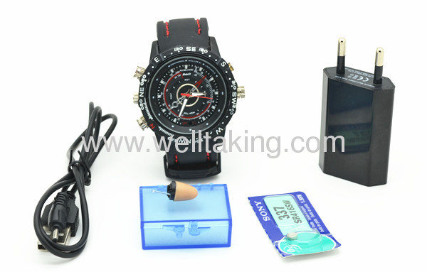 mini wireless earpiece with bluetooth inductive watch kit