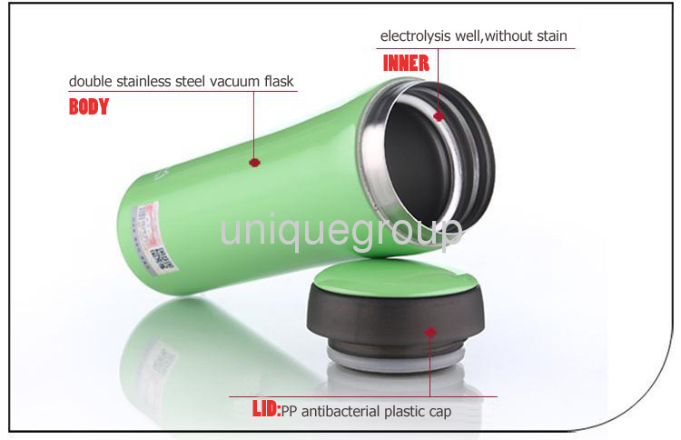 Vacuum Mug Thermal bottle flask,water drink cup 