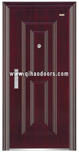 metal utility security insulated door