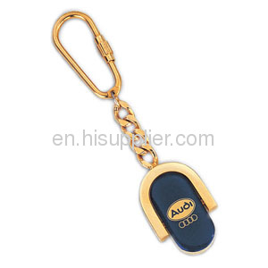 customized design metal spinner key chain 